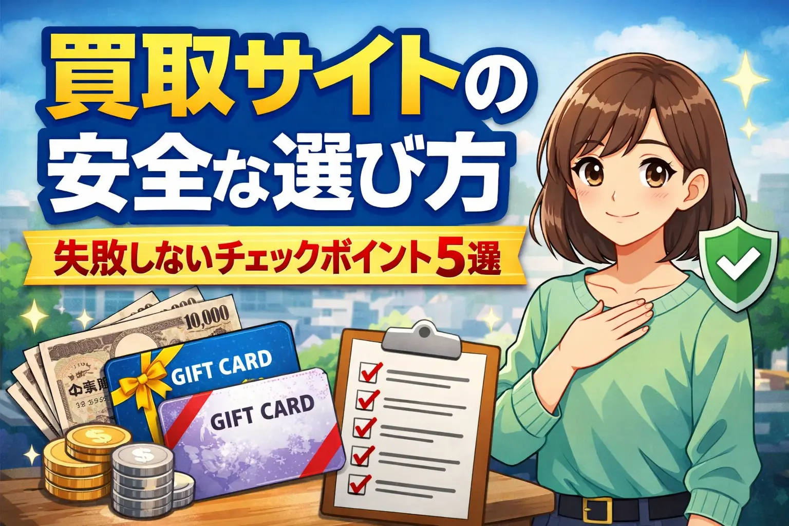 買取サイト 安全な選び方 チェックポイント