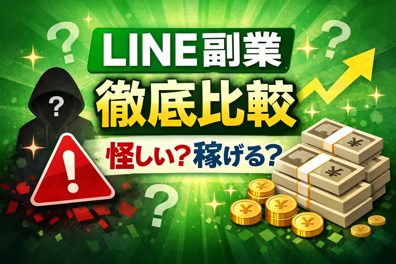 LINE副業の比較と怪しい案件の見分け方