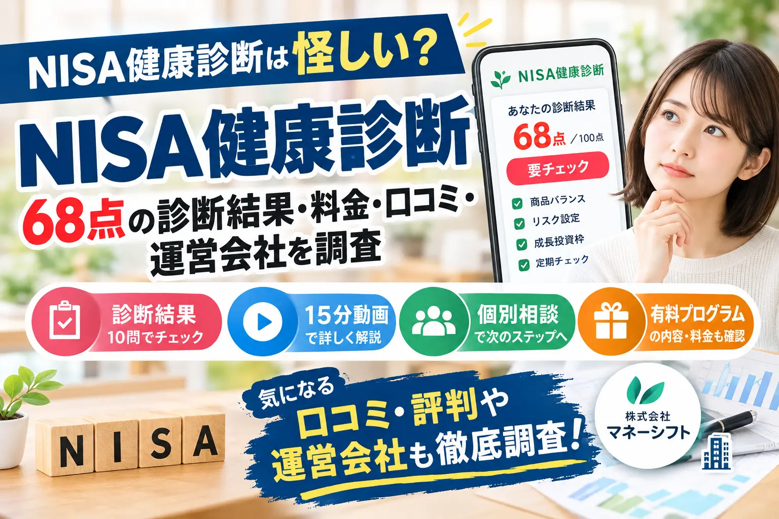 NISA健康診断の診断結果・料金・口コミ・運営会社を調査
